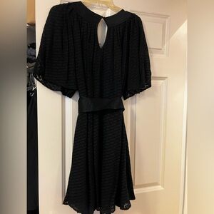 Catherine Malandrino Black Textured Dress